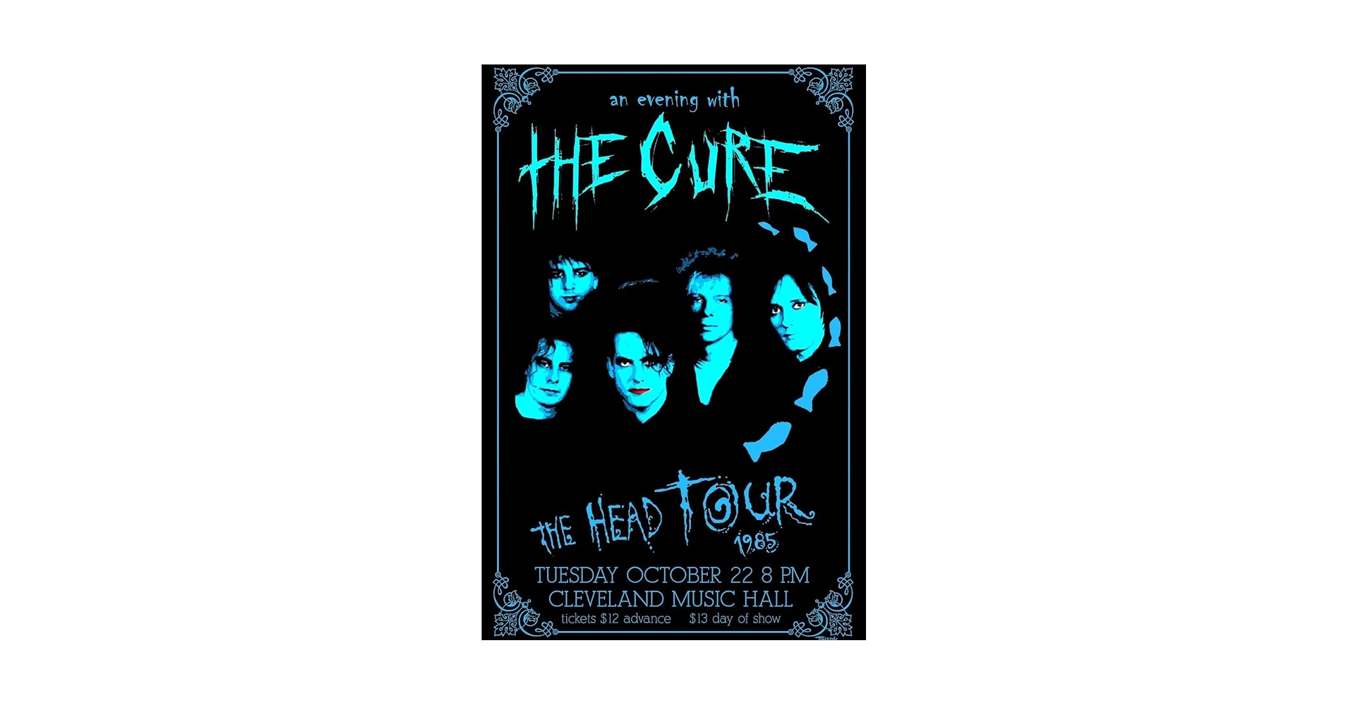 Amazon.com: BUY ART FOR LESS Officially Licensed The Cure - Head